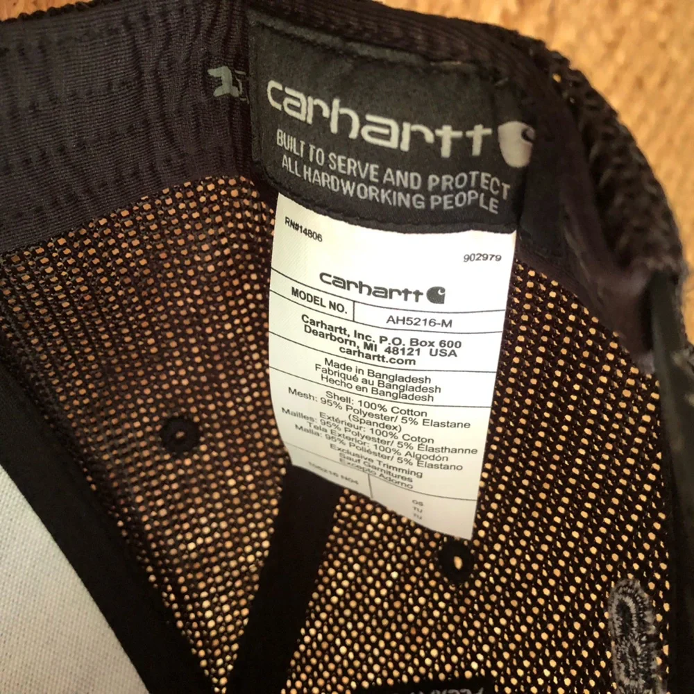 New: Carhartt RUGGED FLEX® TWILL MESH-BACK LOGO PATCH CAP 105216. One Size